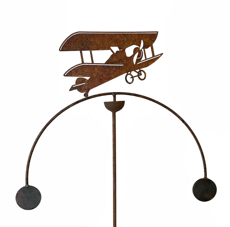 Tiger Moth Double Ball Wind Spinner/Rocker
